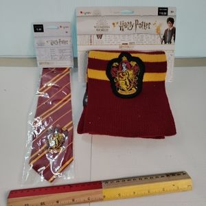 Gryffindor scarf and tie combo. Harry Potter Wizarding World NWT